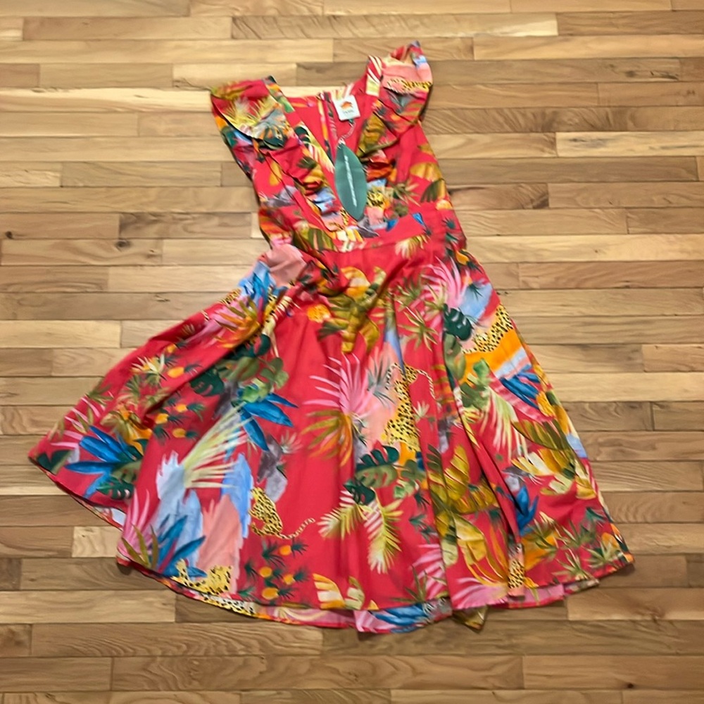 FarmRio ✨NWT ✨ Sleeveless Dress, Size Large